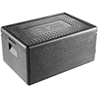 Inlay GN 1-1 - Caja térmica de polipropileno (PE- 60-0 x 40-0 x 30-0 cm- 48-5 L)- color negro